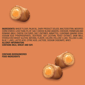 Combos cheddar cheese flavor delivers savory crunch and a creamy center.