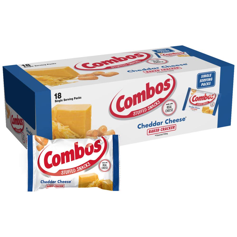 Combos cheddar pretzel snack pack front for grab-and-go enjoyment