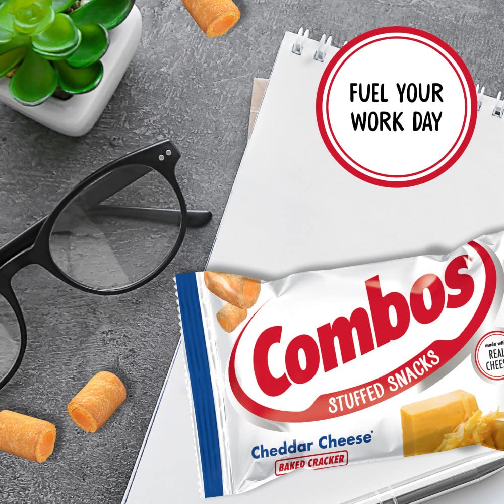Combos single-serving bag highlighting easy lunchbox snacking