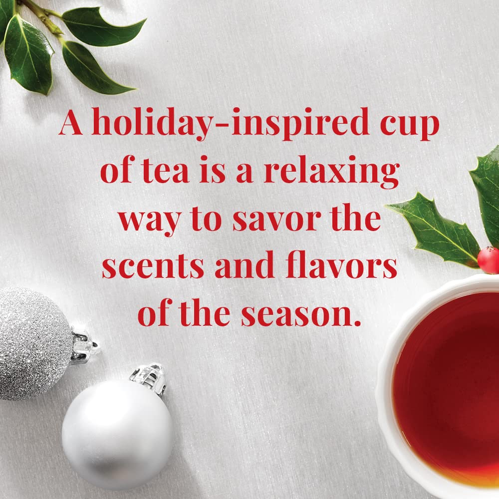 Cinnamon and licorice notes mingle with black tea for a cozy winter ritual by The Republic of Tea.