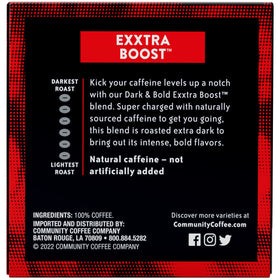 12-count Community Coffee packaging illustrating convenient daily use.