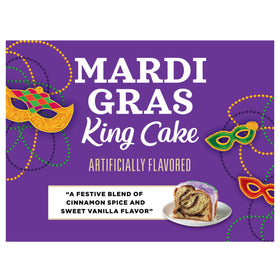 Community Coffee Mardi Gras King Cake 72-count pack ideal for home or office use.