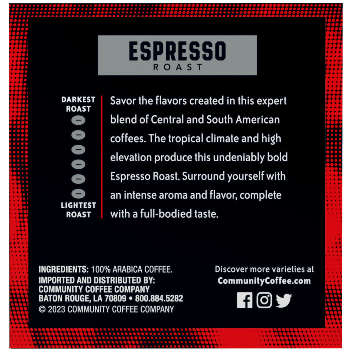 Community Coffee 72 cups packaging demonstrates long-lasting value for busy households.