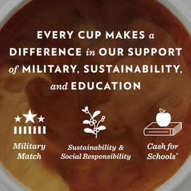 Community Coffee brand heritage image highlighting community initiatives.