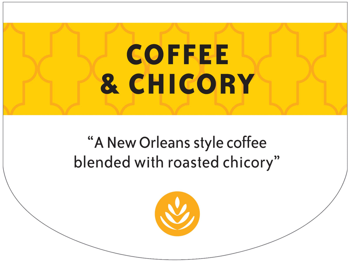 Community Coffee Coffee and Chicory roast presents a balanced roast with chicory flavor suited for breakfast.