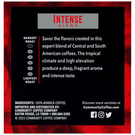 Community Coffee Dark & Bold Intense K-Cup compatible pods for Keurig 2.0 machines
