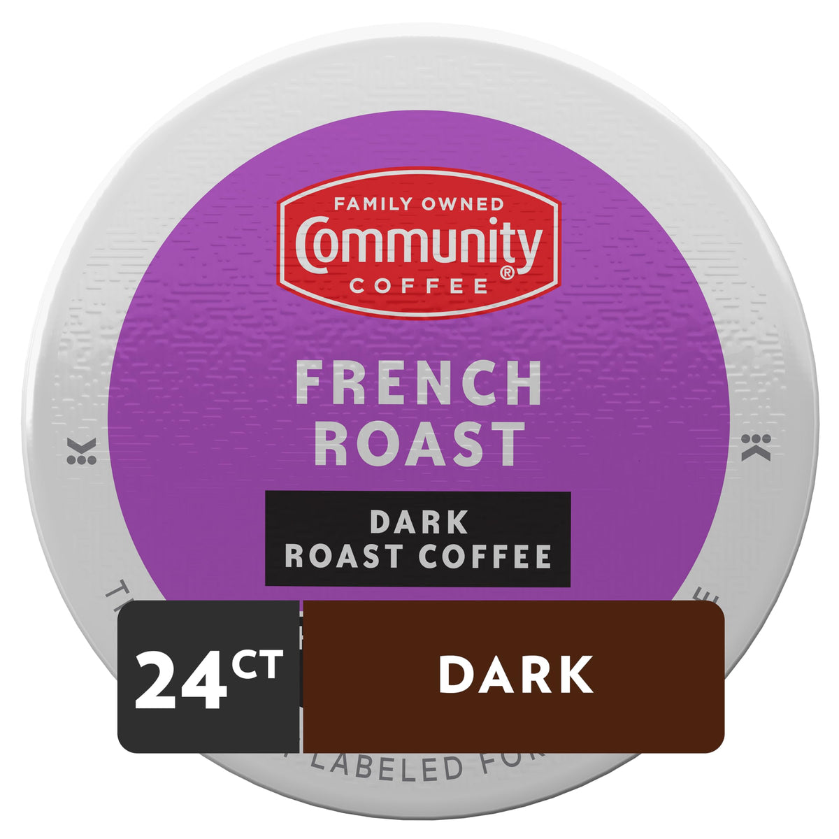 Community Coffee French Roast Keurig 2.0 compatible pods for quick brewing