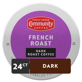 Community Coffee French Roast Keurig 2.0 compatible pods for quick brewing
