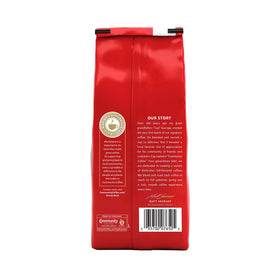 Community Coffee Half-Caff ground coffee ready for drip, pour-over, or cold brew.