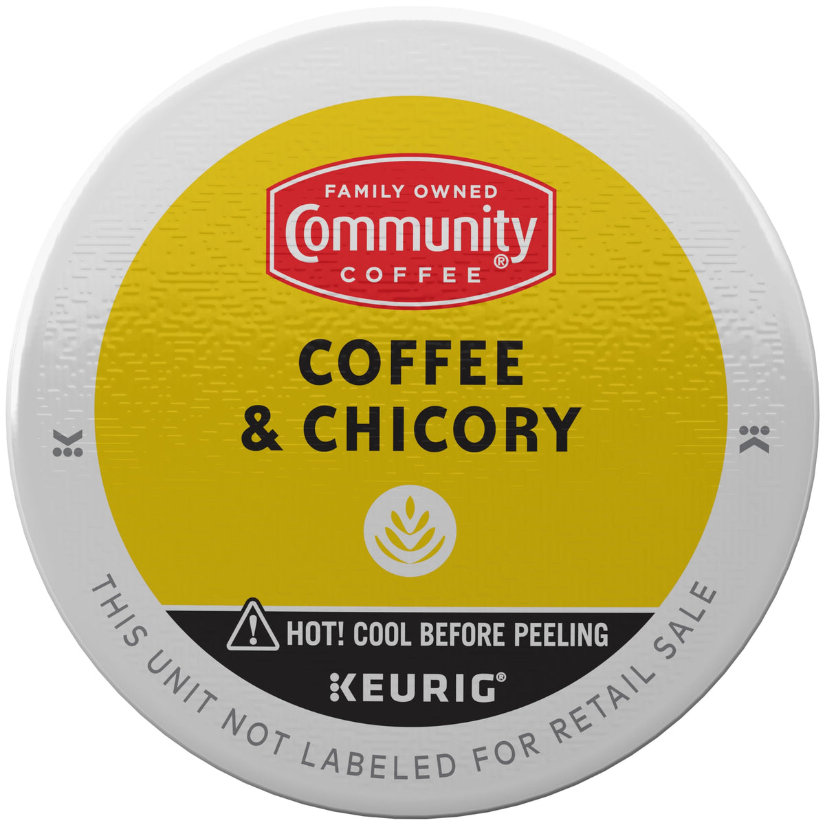 Community Coffee Keurig K-Cup pods 32-count for quick, convenient single-serve brewing.