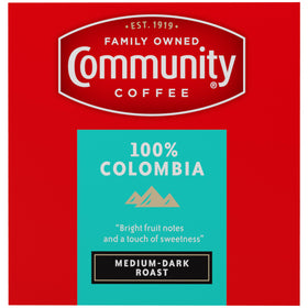 Community Coffee pods in Keurig brewer ready for quick, convenient brewing