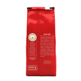 Community Coffee Signature Blend brewing pour-over capturing deep aroma and balanced flavor
