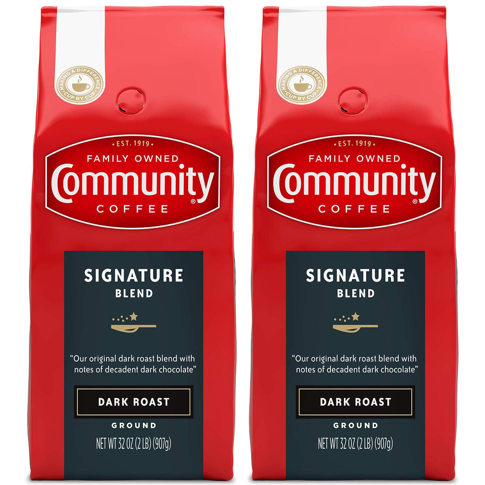 Community Coffee Signature Blend ground coffee pack for everyday drip brewing.