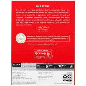 Community Coffee Signature Blend pack of 24 pods for Keurig compatibility.
