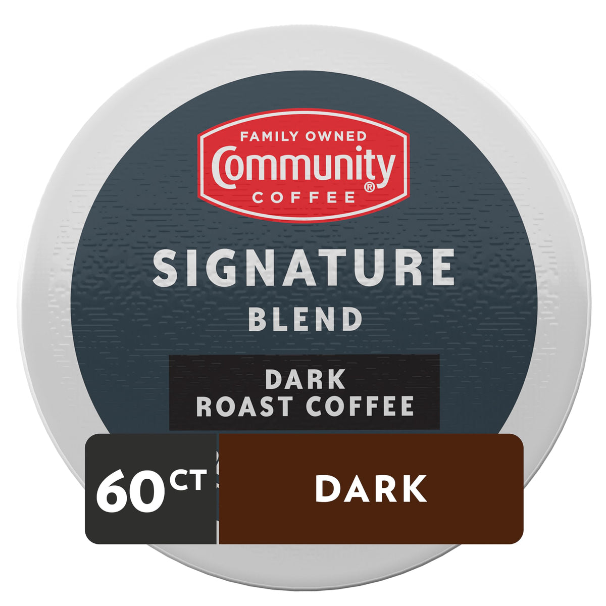 Signature Blend pods close-up showing rich dark roast aroma
