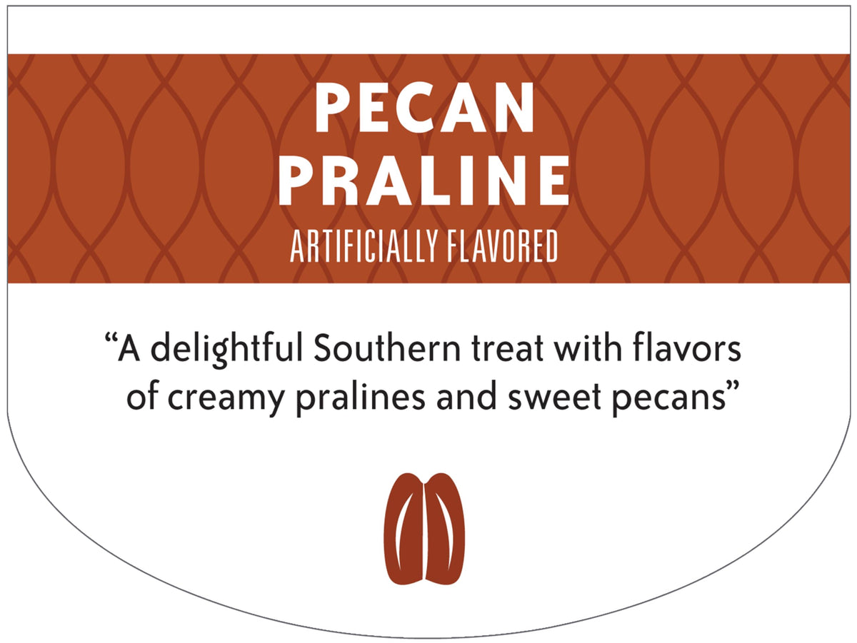 Community Coffee Southern Pecan Praline aroma shot signals inviting flavor.