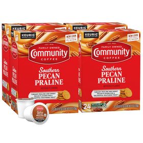 Community Coffee Southern Pecan Praline pack for quick mornings.