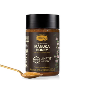 Comvita Manuka Honey UMF 15+ bottle pour for a pure daily ritual