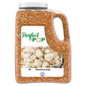 Concession Essentials mushroom-style kernels, extra-large; ideal for impressive home popcorn nights.