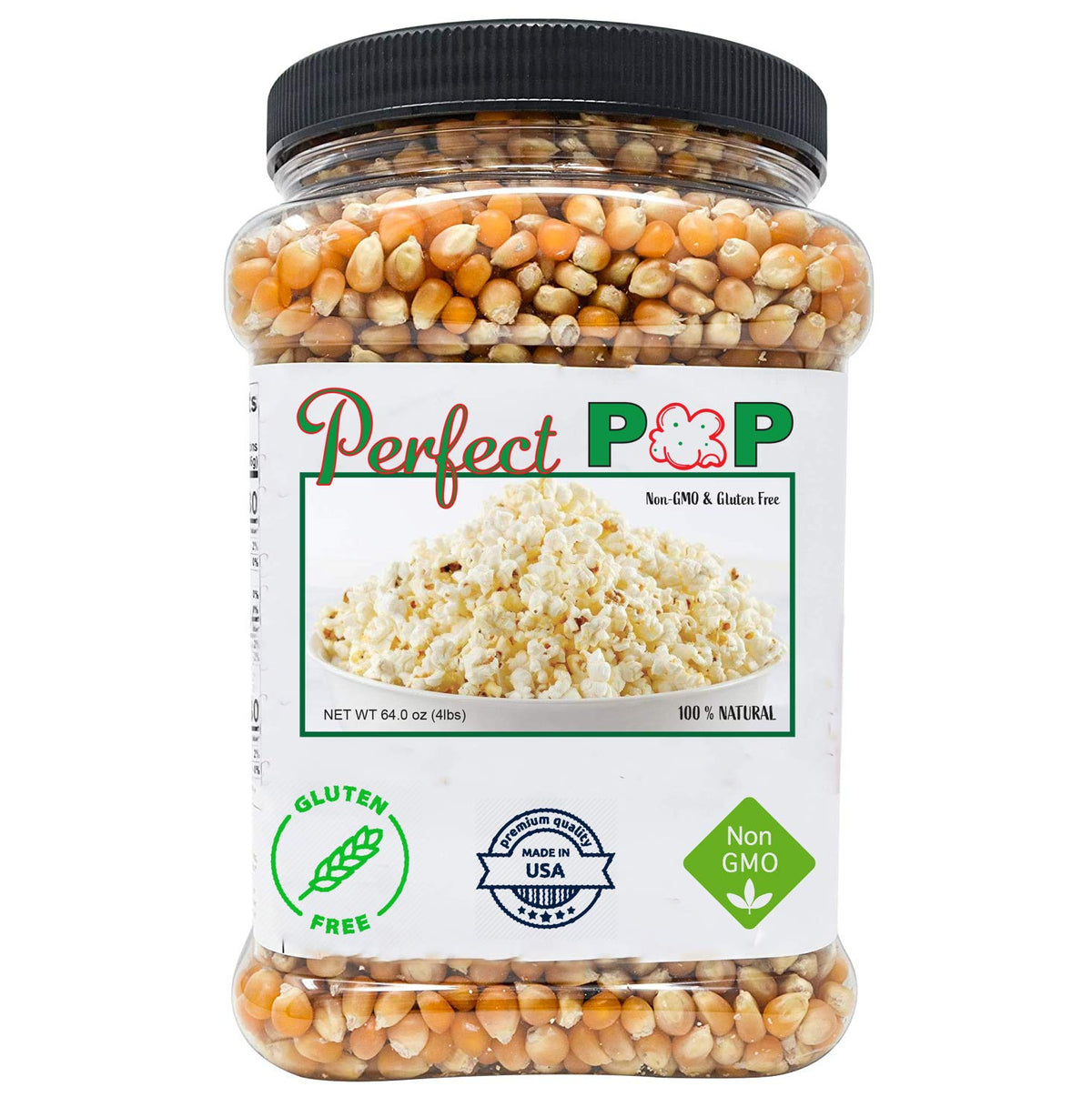 Concession Essentials yellow kernels 4lb bag for home popping and events
