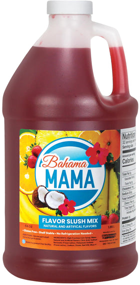Concession Express Bahama Mama Slush Mix bottle ready for crowd-pleasing beverages