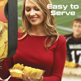 Concession Express zero trans fat cheese option for menu flexibility.