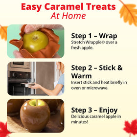 Concord Caramel Apple Wrap back-recipe reference inspires Turtle Brownies at home.