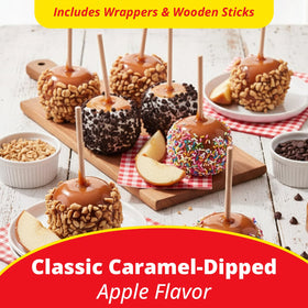 Concord Caramel Apple Wrap product shot highlighting five disks per pack.