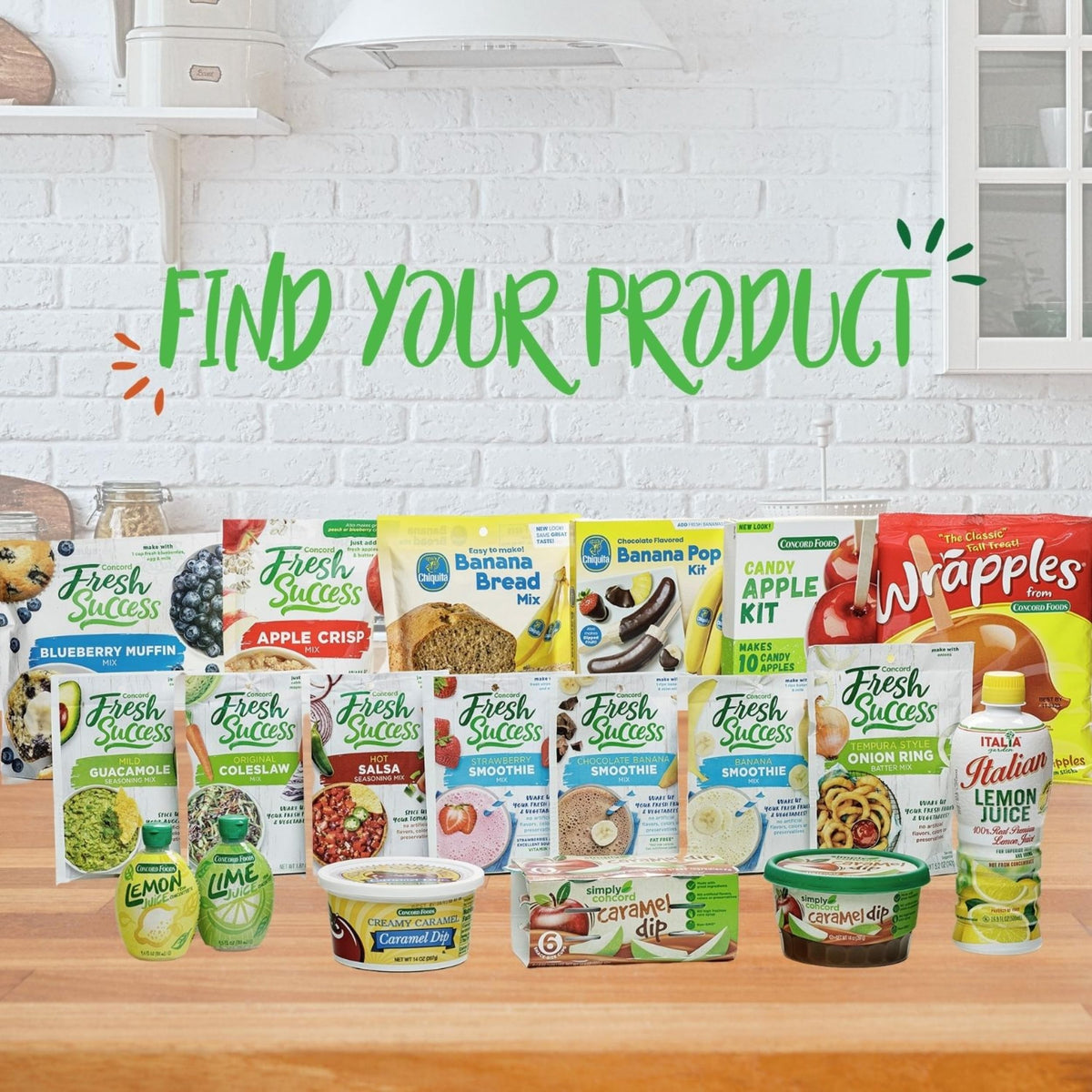 Concord Foods guacamole mix on a party table ready to share