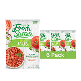 Concord Foods Mild Salsa Mix pack shot highlights convenient 1.06 oz pouches for quick salsa prep