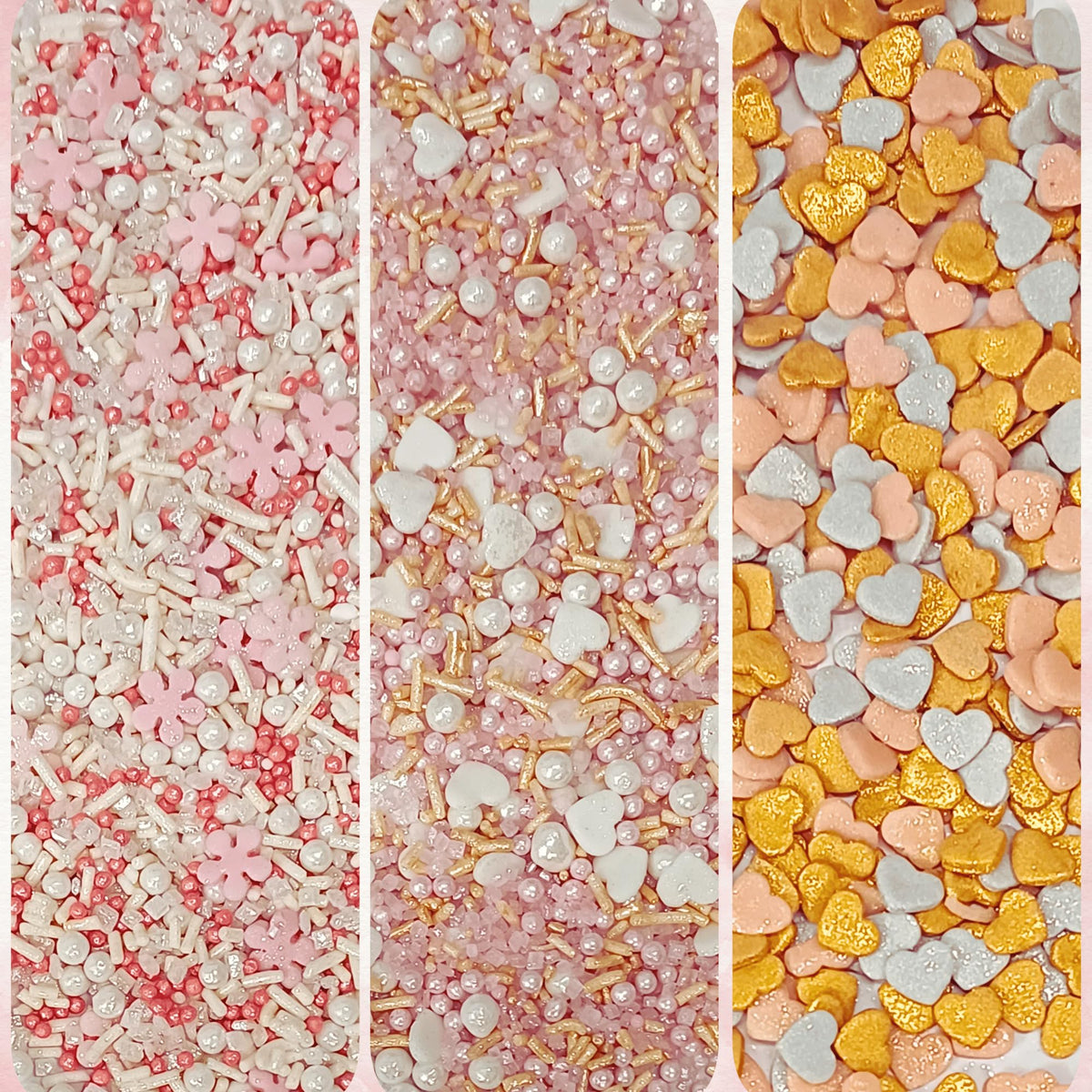 Confect sprinkles dusted on cookies for festive look