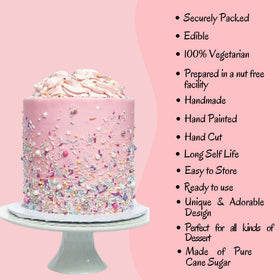 Confect sprinkles suit princess, unicorn and tropical party themes