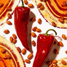 Athletic setting with Confusion Snacks Chili Spiced Hot Peanuts during workout