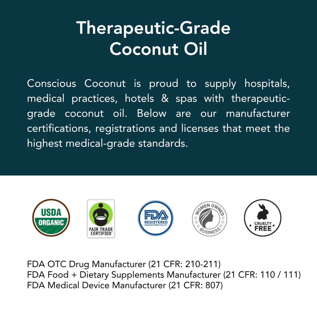 Conscious Coconut farm-fresh guarantee label emphasizing freshness.