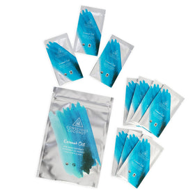 Conscious Coconut organic coconut oil packets in travel format for on-the-go skin care.