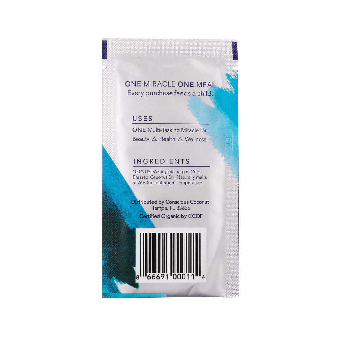 Conscious Coconut virgin oil centrifuged for rich, fast-absorbing moisture.