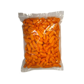 CONSCIOUS SEASONINGS circus peanuts orange-color catch the eye in bowls.
