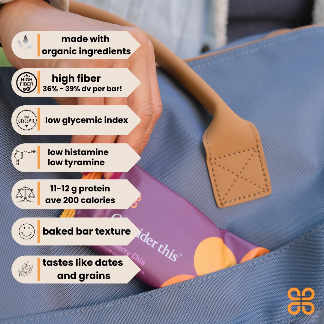 Consider This bars produced in top allergen-free facility