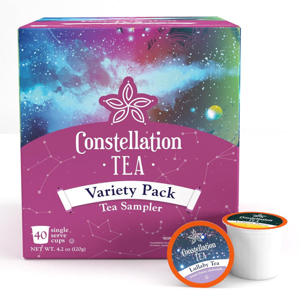 Constellation Tea farm-to-cup sourcing image emphasizing premium leaves from select farms worldwide