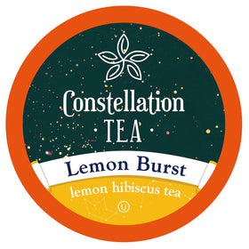 Constellation Tea Lemon Hibiscus pod ready for a quick, refreshing cup with a K Cup brewer.