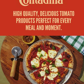 Contadina Tomato Basil Pizza Squeeze bottle on kitchen counter ready for quick sauces