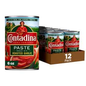 Contadina Tomato Paste with Roasted Garlic 6 oz can for rich, quick sauces.