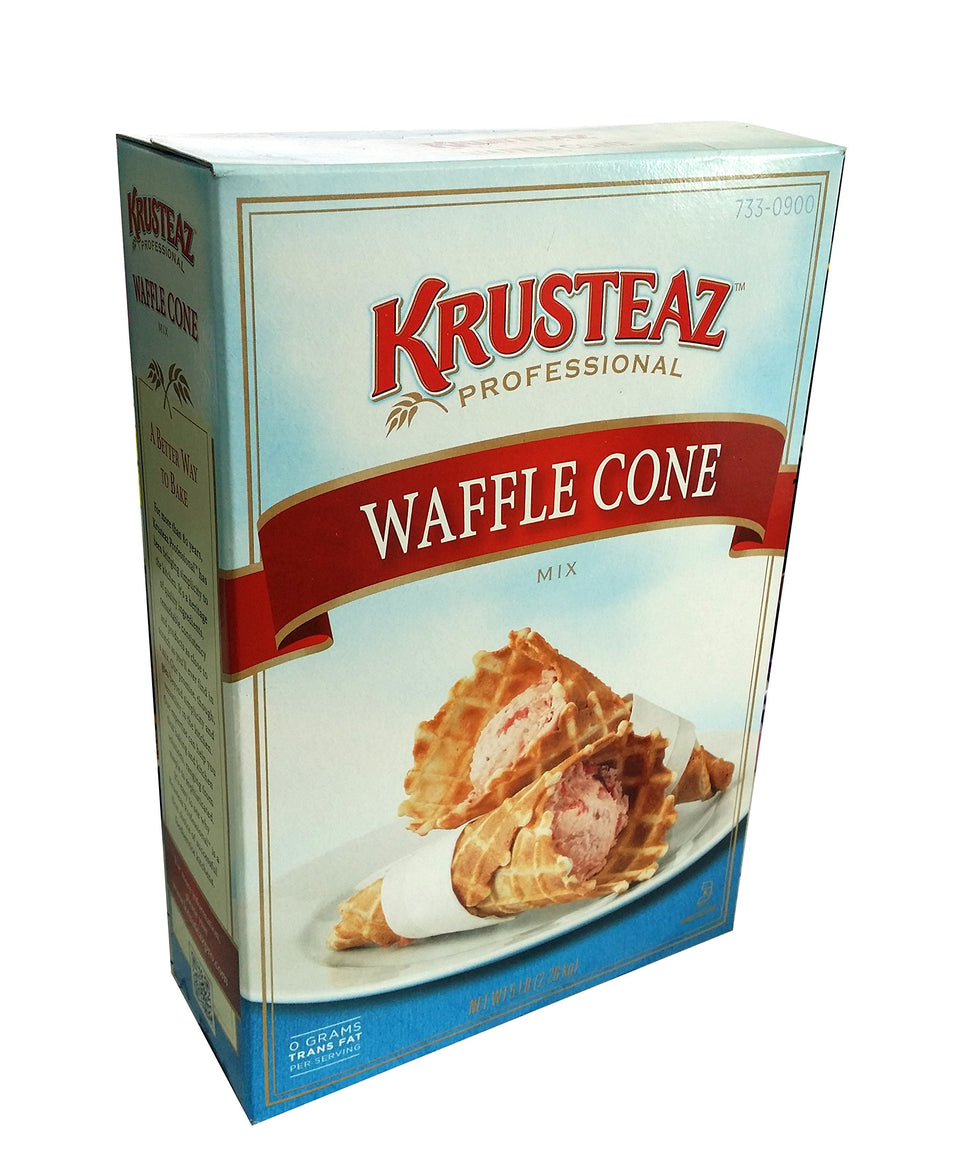 Continental Mills Krusteaz Professional Waffle Cone Mix 5 lb box for bakery-quality cones