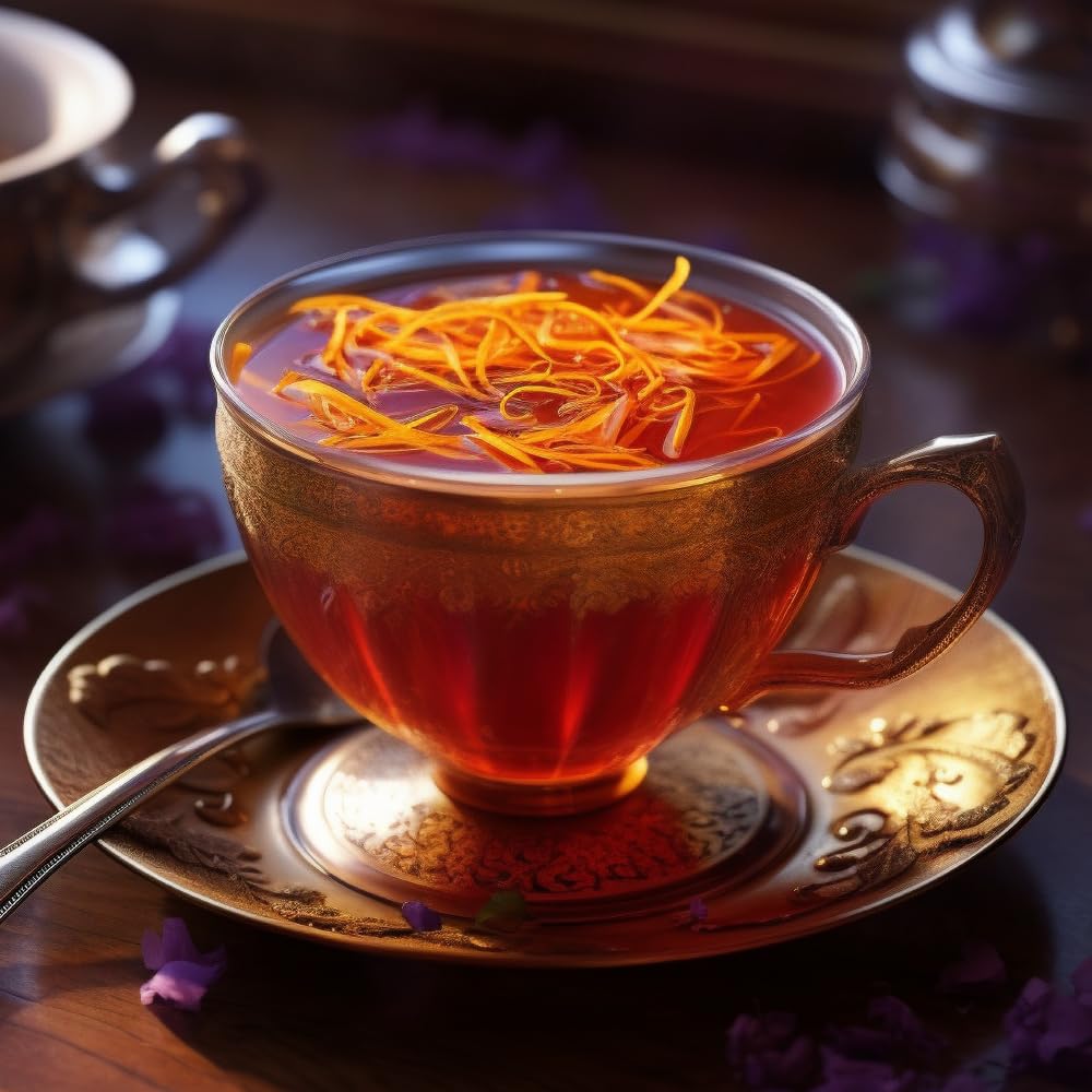 Cook’s saffron packaging highlights freshness and premium quality.