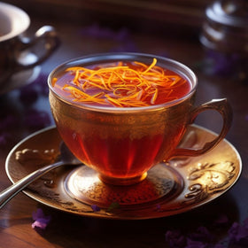 Cook’s saffron packaging highlights freshness and premium quality.