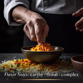 Cook’s saffron threads ideal for paella, delivering vivid hue and aroma.