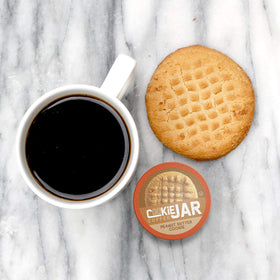 Cookie Jar peanut butter pods ideal for hot or iced beverages.