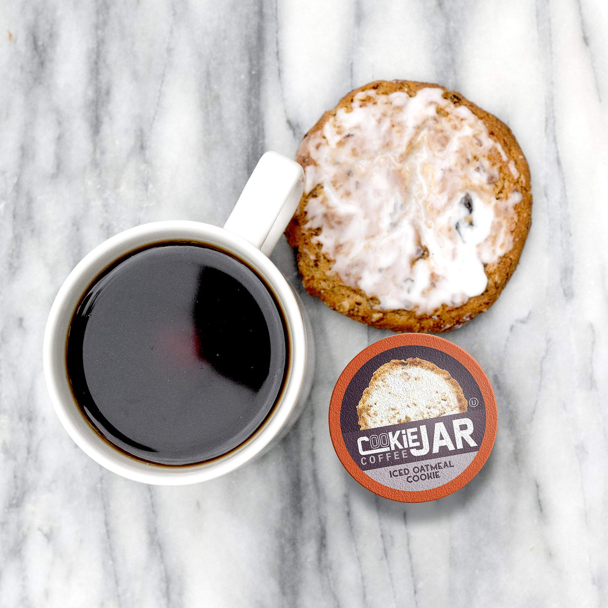 Cookie Jar oatmeal-cookie flavor aroma enhances your coffee ritual.