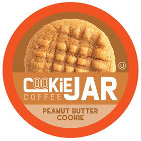 Cookie Jar peanut butter coffee pods deliver a smooth, nutty aroma in every cup.