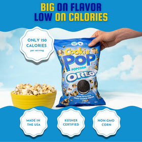 Serving bowl with Cookie Pop Oreo for movie night.